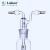 垒固125ml250ml500/1000多孔气体洗瓶高硼硅玻璃洗气瓶玻璃缓冲瓶 GL45螺口洗气瓶直管1000ml