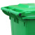 益美得  加厚可挂车户外垃圾桶240L大号环卫酒店物业垃圾箱果皮桶带轮 YJX2 绿色