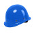 曼德锐安全帽工地男国标abs加厚透气夏施工玻璃钢头盔领导工程定制印字 钢钉玻璃钢款（蓝色）（按钮）