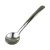 珍灶304不锈钢创意迷你小勺盐勺子咖啡勺家用调料勺味精勺短柄甜品勺 A1款特小8.5cm