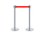 标燕 一米线栏杆 警戒线隔离带 隔离护栏围栏 伸缩隔离带1米线不锈钢银行警戒带 不锈钢2米线(一对)