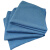 水强易清洗不掉毛小珍珠巾纤维清洁布无尘擦拭布魔布 蓝色30x30cm x30cm