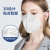 新特丽N95口罩防护口罩无菌3D立体一次性口罩头戴式 独立包装-40只装白色