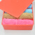十格带盖收纳盒保洁家政用毛巾盒收纳抹布清洁用七色布塑料置物盒 粉色十格收纳盒 套装
