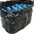 垃圾袋手提式中大小一次性黑色背心式塑料袋厨房 3件 正常37宽黑 45宽白色普通90个 加厚