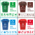 分类大垃圾袋大号加厚彩色社区物业蓝红绿咖啡棕色特大干湿塑料袋 7天内发货 绿色宽60*长80*3.8丝全新料