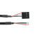 USB2.0线ITX迷你主板数据线PH2.0端子mx1.25mm端子2.0转2.54 XH2.54mm转2.54双排 50厘米