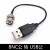 SMA母SMA公BNC母头BNC公头转数据线USB公头连接线Q9转接线 BNC公转USB公 1m