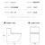 XOTOTO摩登九尊虹吸式防臭喷射节水连体坐便器座便器马桶XO TOTO CES8115自洁釉面【300/400坑距】 坑距请备注