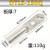 国标钎焊铜铝接线端子DTL-16-400mm复合线鼻子线耳线皮子电力金具 钎焊双孔DTLQ-150(10只)