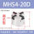 SMC型二爪三爪四爪 气动卡盘手指 气缸MHS2/3/4-16D20D25D32D40D 精品MHS4-20D
