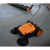 手推式扫地机无动力清扫车配件齿轮刷子主轮子集尘板箱 980标准版扫地车