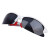 沃菲帕客（WOLFBIKE）无框骑行眼镜男女通用款山地车防风沙护目镜自行车风镜户外运动太阳镜 偏光眼镜-红白色
