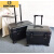 宾潮机长箱上翻盖登机箱行李箱旅行箱工具箱16-18-20英寸铝框摄影拉杆 银色 16英寸（abs+pc）