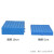 塑料垫板防潮垫硬塑板胶板隔板仓库托盘垫仓板地垫堆货置物板托板 60*40*5cm圆孔网格矮脚蓝色