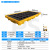 危废油桶防溢盛漏平台实验室接油盘化学品防漏塑料托盘 两桶装平台1300*660*150