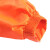 冰禹 环卫雨衣橘 红色分体雨衣雨裤套装 安全警示道路施工反光雨衣 XL BYaf-612