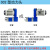 腾锟  2号莫氏MT3型防水结构钻磨镗铣电机组合高精度动力头主轴头 蓝色高速MT3+750W电机 