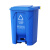 科力邦（Kelibang） 垃圾桶 户外脚踏垃圾桶大号翻盖垃圾桶工厂商场环卫分类垃圾箱30L KB1011 蓝色