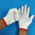 尼龙手套加厚耐磨棉线手套工地白手套干活机修防护手套劳保手套定制 棉线加密耐磨款60双()