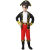 skgoldy万圣节服装男童加勒比海盗杰克船长cos的衣服海盗套装演出服 黑.色 140