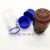 透明棕色玻璃蓝盖试剂瓶 250/500/1000ml 化学丝口螺口样品瓶 蜀牛高硼硅500ml白色(1个价)