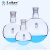 玻璃单口圆底烧瓶标准磨砂口耐高温球形实验室耗材蒸馏瓶51025501 150ml/19#