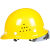 定制abs玻璃钢安全帽工地施工建筑工程领导国标劳保头盔印字印图 蓝色国标加厚款透气款