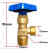 WP-15氧气氩气钢瓶角阀瓶嘴 瓶头总成 钢瓶阀头 4升小氧气瓶阀门 粗牙