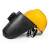 蓝鹰 6PA2配帽式电焊面罩 焊接面罩电焊工滤波面罩氩弧焊 配安全帽使用（不含安全帽）