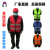 安全员工作负责人防护服装马甲安全监护铁路反光背心施桔红黄蓝色 红色布(安全监护)