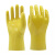 东亚 028 PVC防酸碱手套工业劳保防护手套  10付/包 XL码 028 黄色 XL