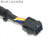 台达 伺服电机动力刹车线 VW3M5112R30 R50 马达电缆信号线 黑色 3M