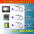 定制温度传感器k型热电偶压簧螺钉螺纹铠装pt100注塑机铂热电阻探 K偶(卡簧式)线长1米
