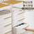 中伟（ZHONGWEI）床头柜卧室小型免安装加厚塑料一体式床边柜高 69CM三层
