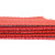 金诗洛 KZYT15 S型PVC镂空地毯 塑胶防水泳池垫浴室厕所防滑垫 加密5厚1.6m宽*1m红色