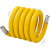 定制不锈钢管天然气管道专用金属波纹管管液化气防爆软管 4分30米(特厚)黄色