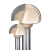 铝塑板开槽刀 木工圆底刀铣刀铝塑板开槽刀具雕刻机半圆刀电木铣 1/4*1(25.4mm)