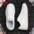 李宁男鞋夏季防滑耐磨革面运动鞋跑步鞋男士休闲鞋慢跑旅游鞋板鞋 白色 42