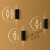定制卫生间指示牌男女厕所标志牌带灯亚克力洗手间发光标识牌定制 G-1款25X22CM接电 1x1cm