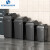 YYN商用无盖垃圾桶大容量厨房卫生桶超大方形餐饮大号加大20L 40L绿色长方形桶带垃圾袋