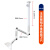 实验室万向抽气罩排气罩化验室吸风罩集气罩排风通风排烟罩万向罩 LBD-A05主体管铝合金底座PVC