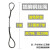 琴奋插编钢丝绳起重吊装双扣吊索具编头子起重工具钢丝绳 直径22mm7米