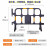 胶马护栏PVC塑料隔离栏学校加油站铁马顺路围挡栏移动PE胶马护栏 大管胶马护栏（1.6*1米）