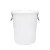 访客 塑料水塔【70L白色大号】水桶加厚储水桶储存水罐蓄水箱PE塑料搅拌桶化工桶（带盖，带提手）