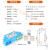 导轨式温度变送器模块0-10V热电阻PT100隔离变送器输出4-20mA 标准-50°-200°（PT100 4-20MA