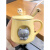 萱靓德国进口品质猫咪马克杯女生可爱少女陶瓷杯子带盖精品咖啡杯高颜 粉色猫咪杯(平盖)陶瓷勺