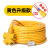 牛筋电线防水电缆线2芯户外防冻电源软线2.5平方插头带线 黄色2芯1.5平方20米