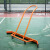 匠廷柯 球场推水器 推水地刮网球场户外大型停车场铝合金清洁篮球场刮地器 橙色