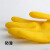 曼睩乳胶手套加厚防水防油橡胶牛筋耐磨清洁手套